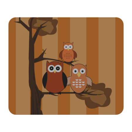 Orange Owls by Adamzworld