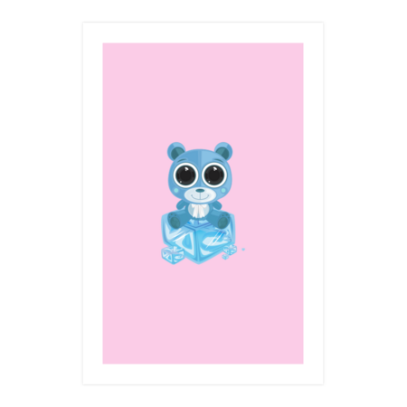 Teddy Bear - Cool Blue by Adamzworld