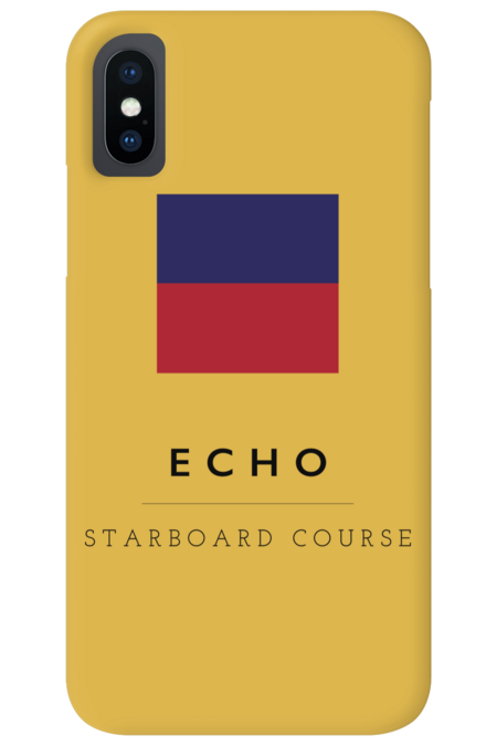 Echo Starboard Course Nautical Flag by calebfaires