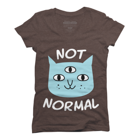 Not Normal Three Eyed Kitty Cat Design by Brotato