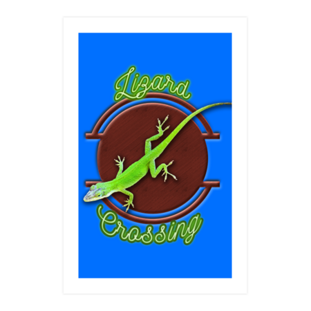 Lizard Crossing by TangledBrew