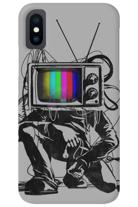 Retro TV Colour Test Man by LukeBatten for DBHOriginals
