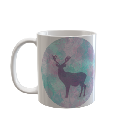 Deer silhouette | pastel colors by eDrawings38