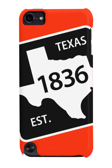 Texas Road Sign 1836 Lone Star State Highway Design T-Shirt by fragoutdesign