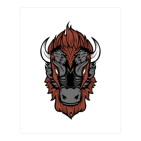 American Bison Buffalo Head