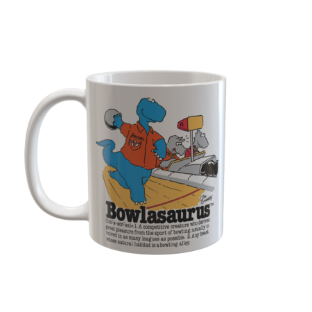 Bowlasaurus Mug by SaurusGang