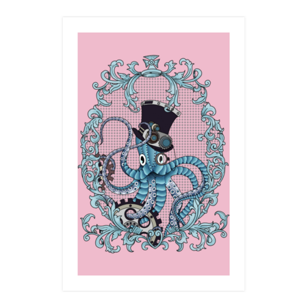 Steampunk Octopus by paviash